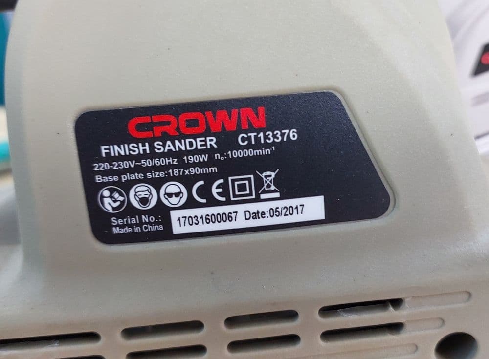Шлифмашина crown CT13376 — 2