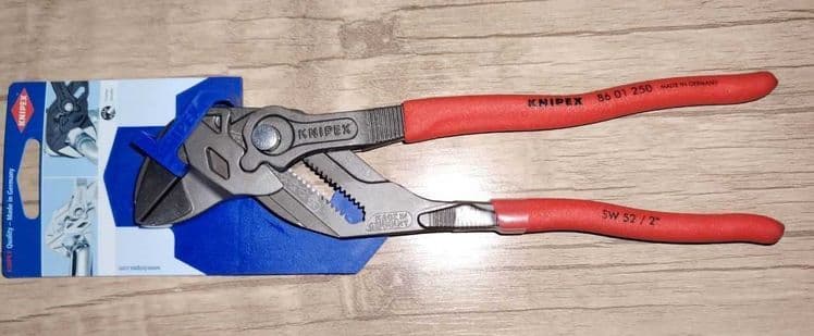 сантехник переставные клещи разводной ключ knipex 250мм новые — 4