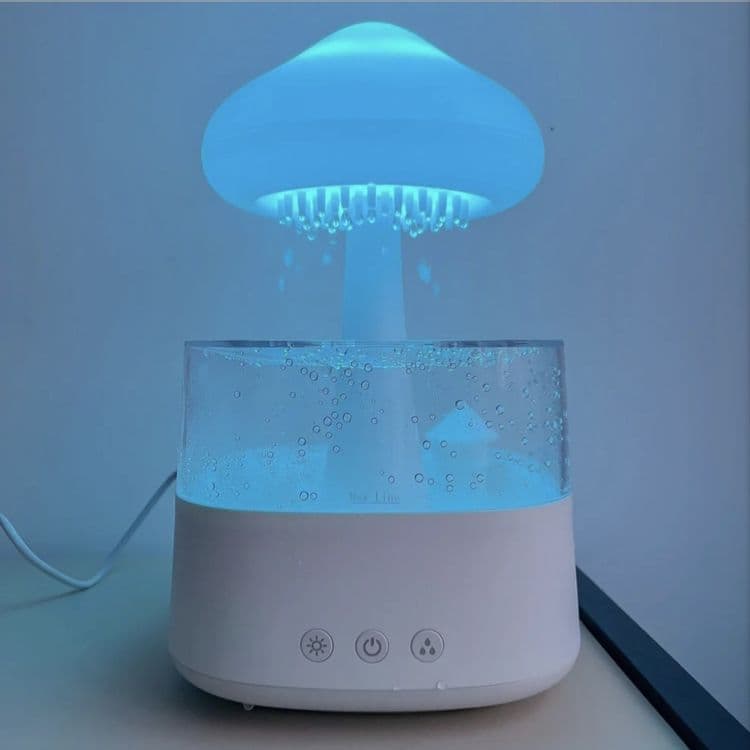 Увлажнитель воздуха облачко с эффектом дождя с Bluetooth колонка — 7