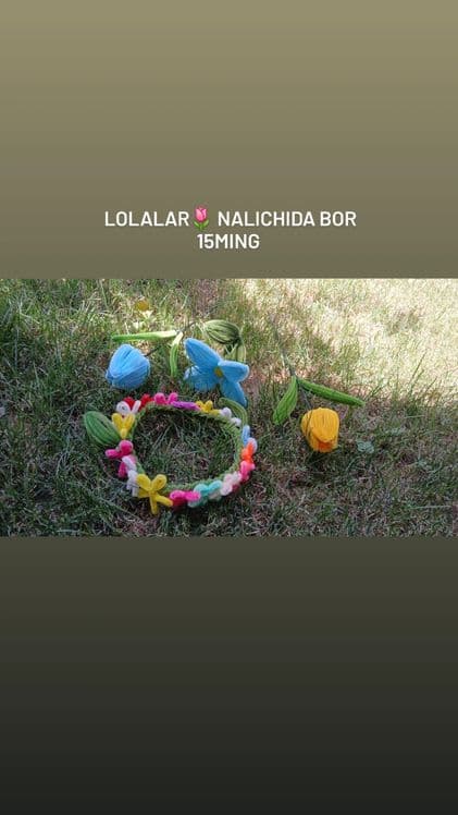 Qõlda tayyor yasalgan gullar 20 iyngacha chegirma — 10