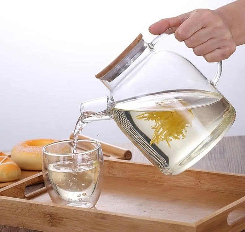 Choynak shishali 1.5L чайник стеклянный super chegirma — 1