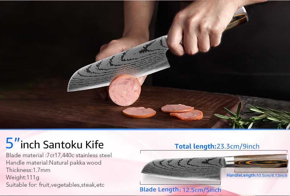 Нож Santoku Knife.  Japan — 3