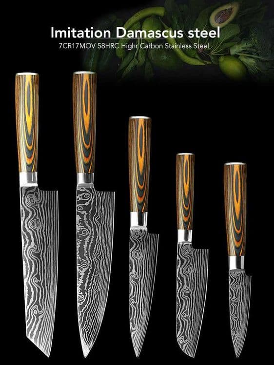 Нож Santoku Knife.  Japan — 5