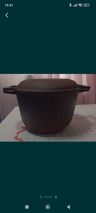 Котелок чугунный Россия для кухни, Чиланзар 26. — 1