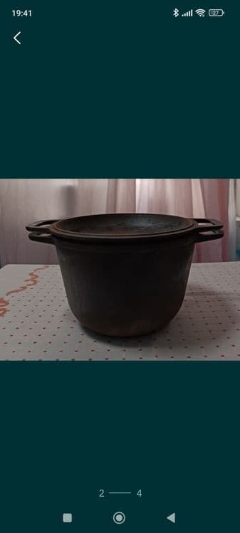 Котелок чугунный Россия для кухни, Чиланзар 26. — 2