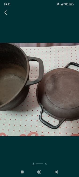Котелок чугунный Россия для кухни, Чиланзар 26. — 3