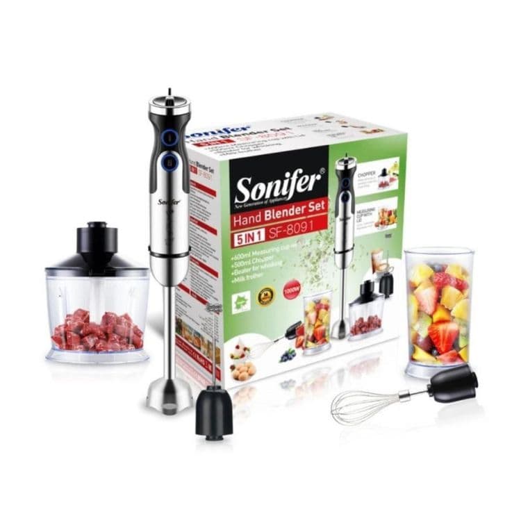 Погружной блендер 5 в 1 SONIFER SF-8091 Pogrujnoy blender hand blender — 1