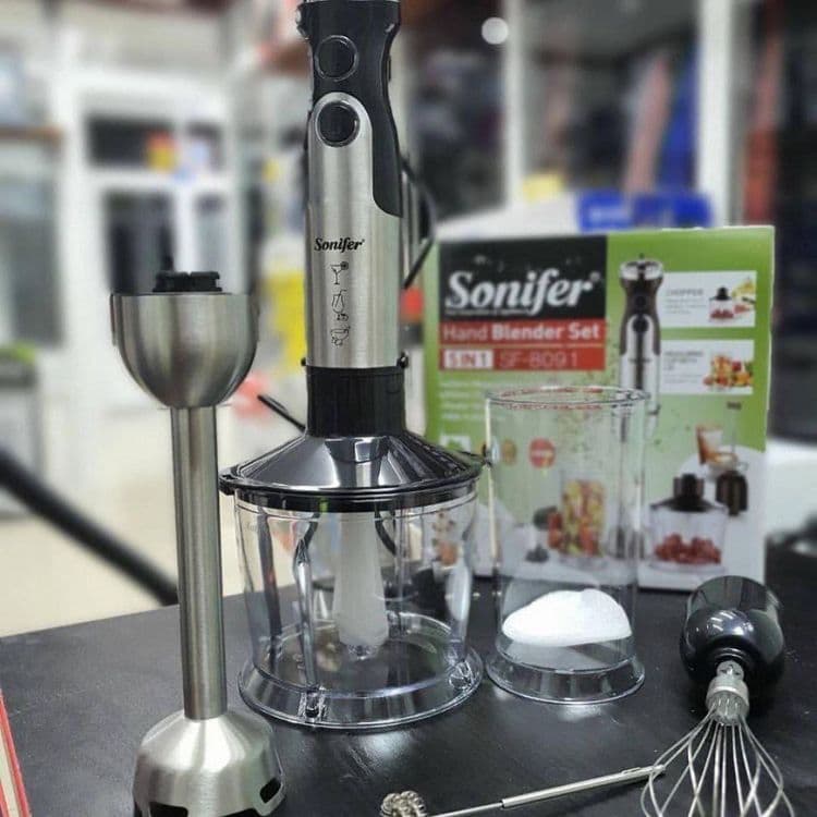 Погружной блендер 5 в 1 SONIFER SF-8091 Pogrujnoy blender hand blender — 3