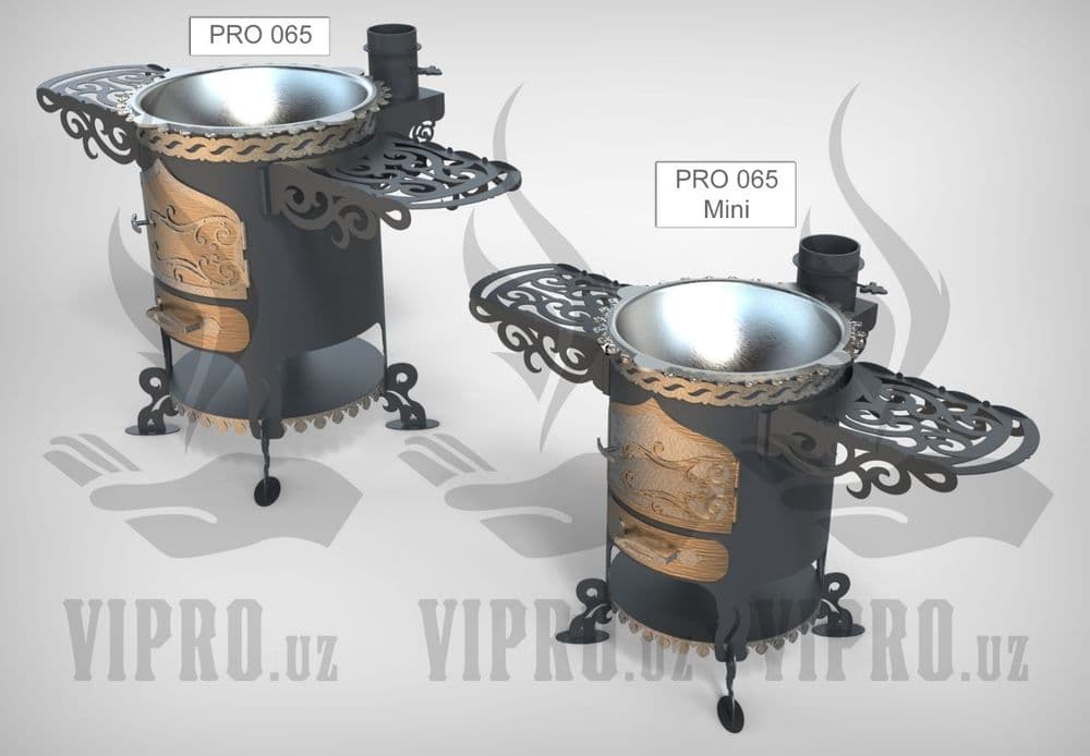 Очаг "PRO-065 MINI"на 12 литровый казан,учаг,мангал,гpиль — 3