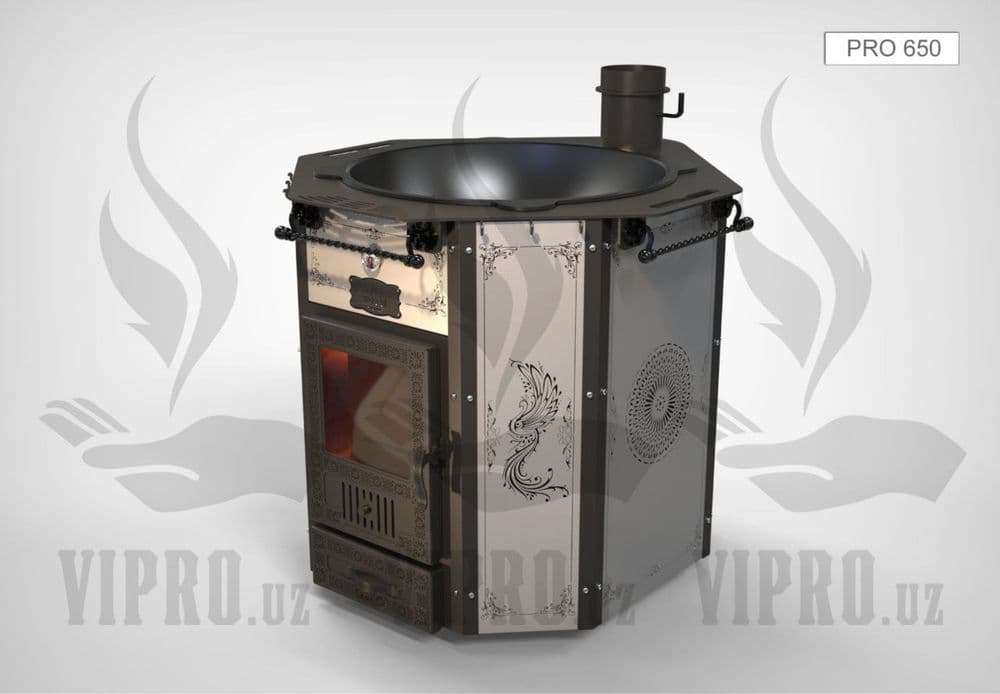 Очаг «PRO-650» для 100 литрового казан,учок,казан,мангал — 5