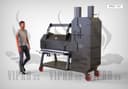 Смокер-гриль-коптильня PRO-137. Мангал,кура,камера копчения