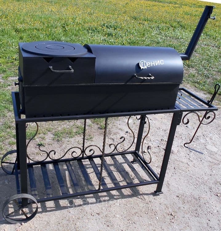 Мангал BBQ барбекю гриль шашлычницу очаг ворота решетки навес перила — 6