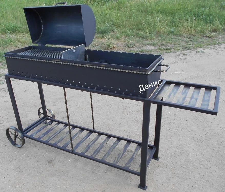 Мангал BBQ барбекю гриль шашлычницу очаг ворота решетки навес перила — 8