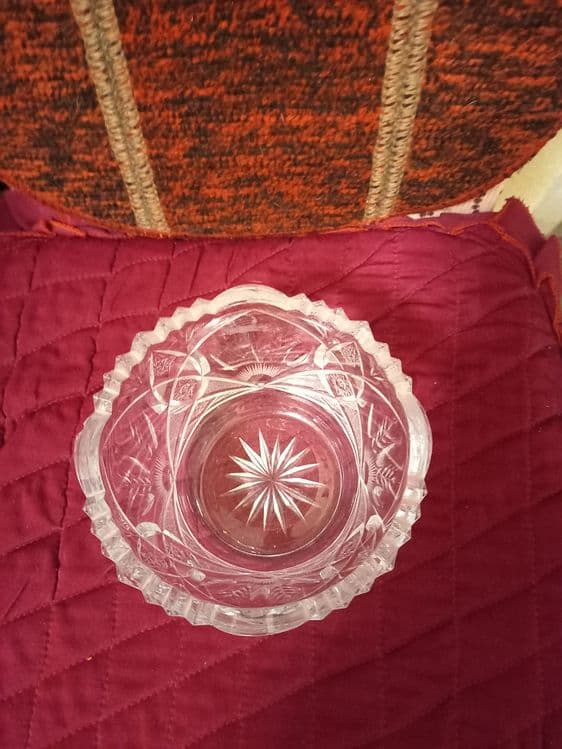 Салатницы, солонки хрустальные и крышки — 3