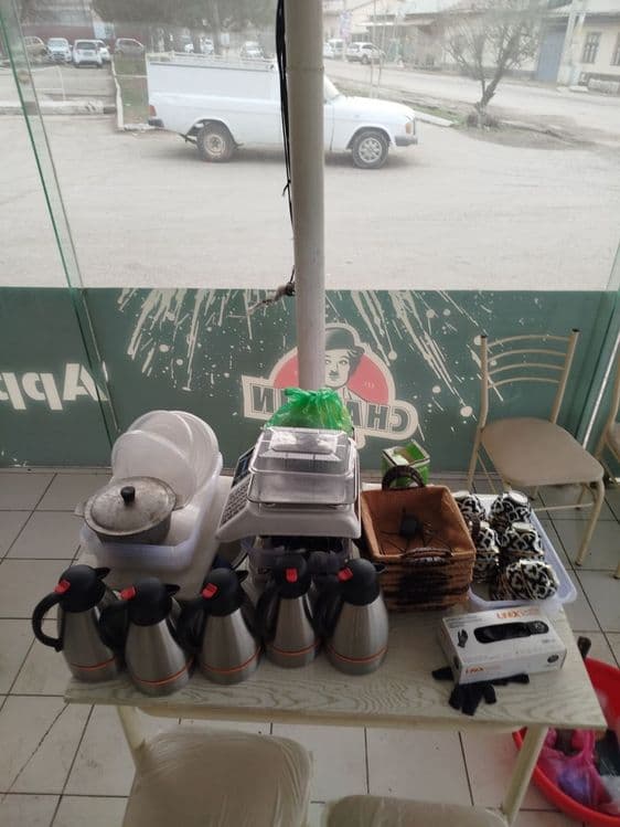 Stol6stul24ta zontik 1ta lagan,qoshiq,piyola,non soladigan,termiz — 11