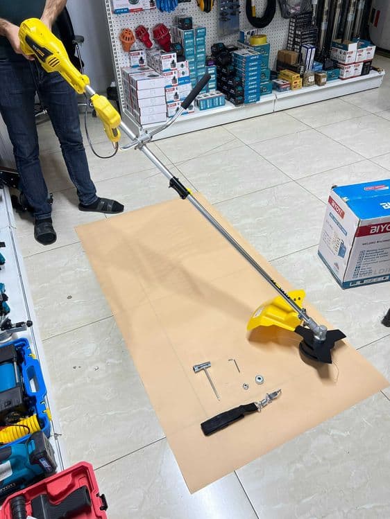 Газонокосилка триммер электрический ROLF TOP-4200 Gazonokosila trimmer — 2