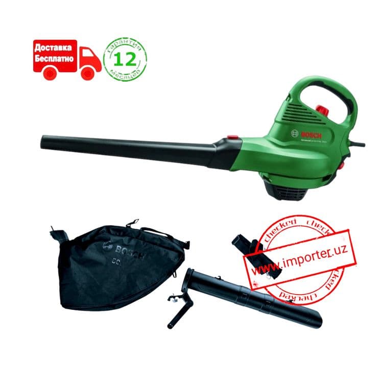 New!!! Bosch GardenTidy (Садовый пылесос, воздуходувка, газонокосилка) — 1