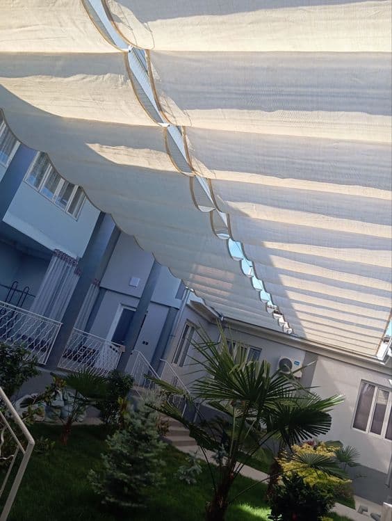 Soya setka tent baner sotamiz va oʻrnatamiz — 1