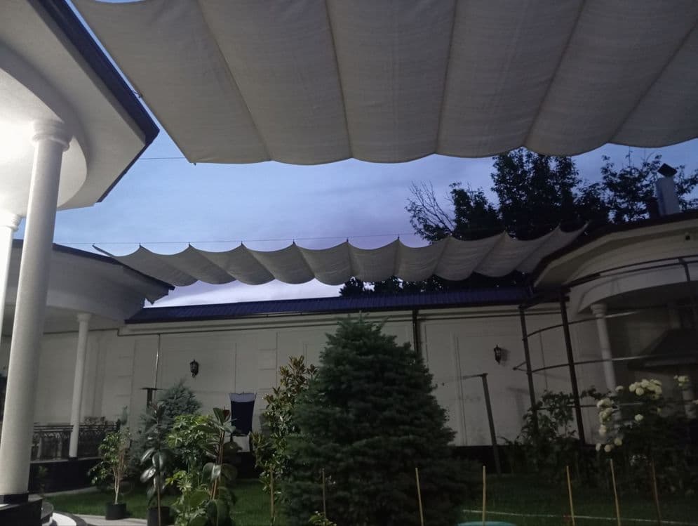 Soya setka tent baner sotamiz va oʻrnatamiz — 2