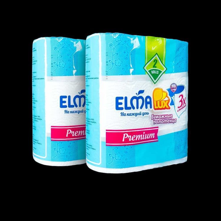 Бумажное полотенце Elma 2х-слойное 4 шт — 2