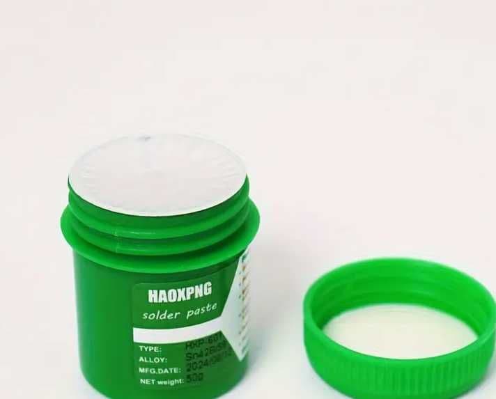 Паста для пайки SMD компонентов HAOXPNG (50 г, в банке) — 5