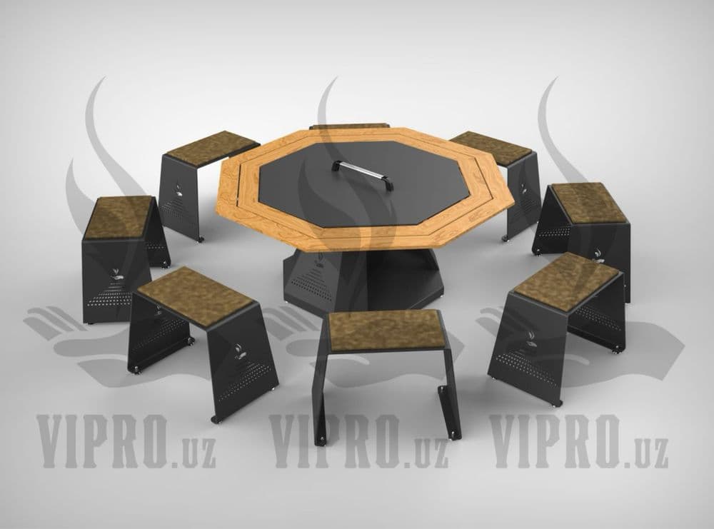 Гриль-стол PRO-050,очаг,мангал,барбекю — 15