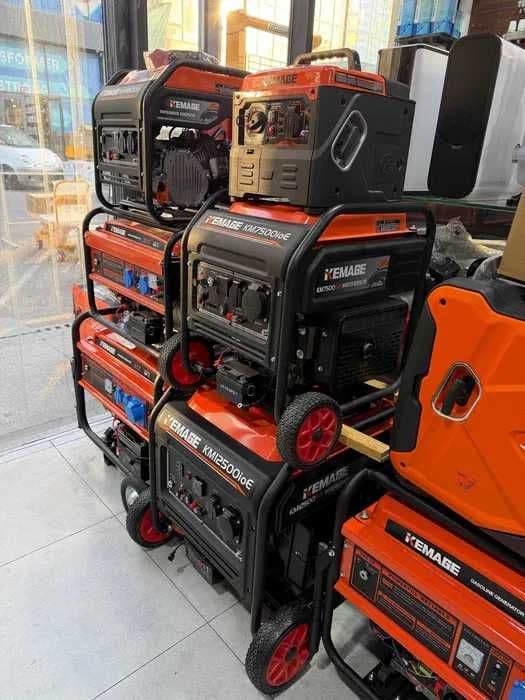 Генератор инвертор движок бесшумный generator kemage saab 5.5kw optom — 3
