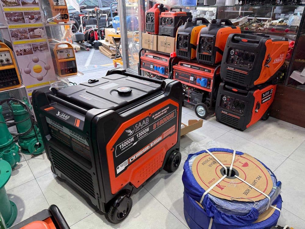 Генератор инвертор движок бесшумный generator kemage saab 5.5kw optom — 5