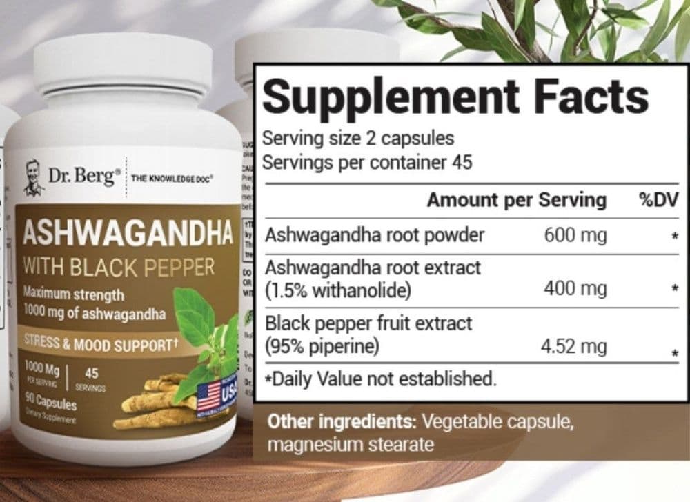 ashwagandha,ашваганда,Dr Berg,ashvaganda,ашваганды, ultra mag — 5