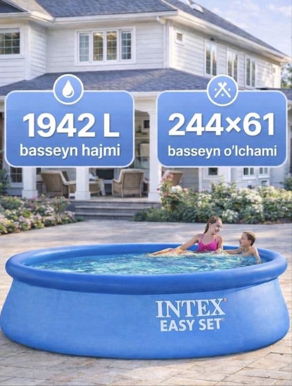 Basseyn intex 2.44x61 — 3