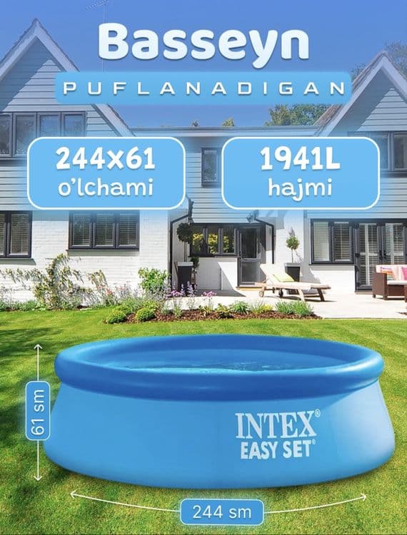 Basseyn intex 2.44x61 — 5