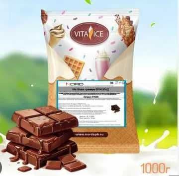 VITA ICE Light Shokolad – yumshoq muzqaymoq uchun quruq aralashma 1 kg — 4