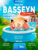 Ishiriladigan INTEX basseyn turli o'lchamda optom narxda,