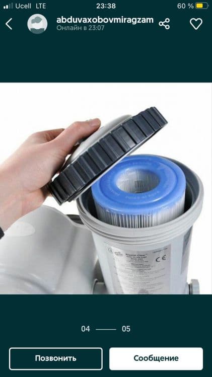 Фильтр Насос intex для бассейна Filtr nasos basseyn uchun — 3