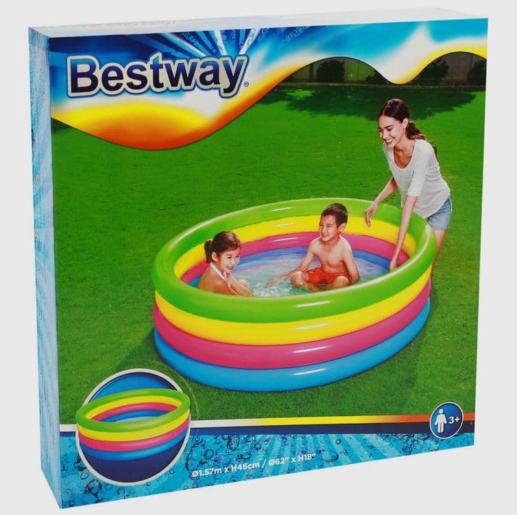 BESTWAY basseyn 157×46 надувной бассейн басейн baseyn basein — 6