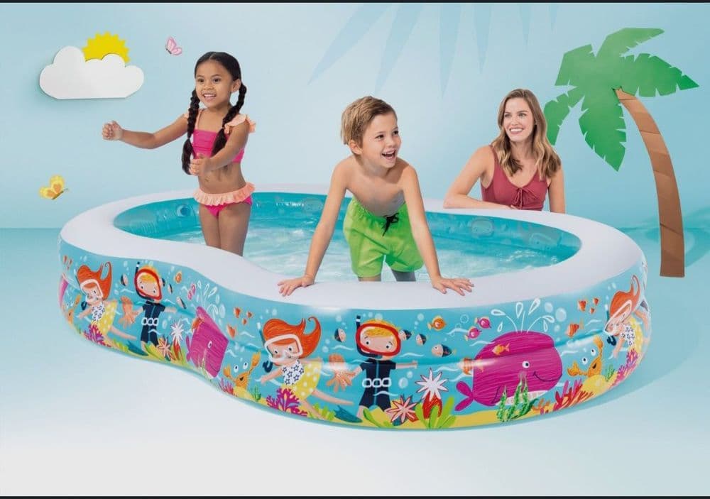 INTEX детский надувной бассейн 262×160 basseyn bolalar baseyni — 7