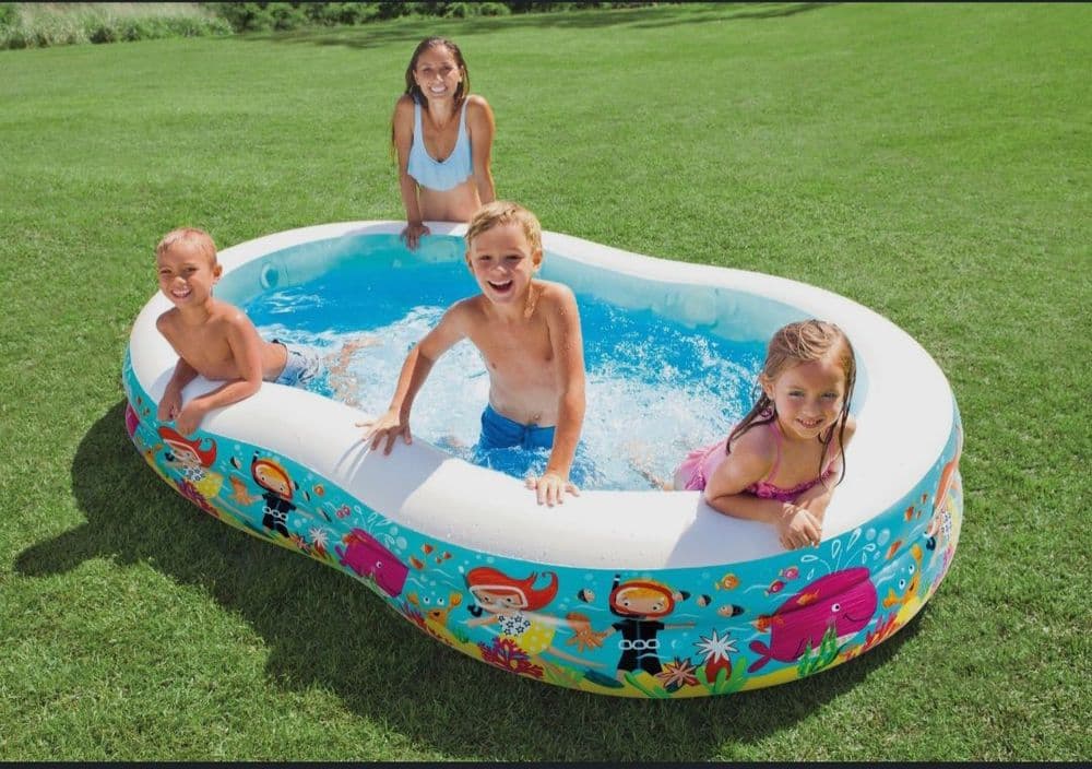 INTEX детский надувной бассейн 262×160 basseyn bolalar baseyni — 8