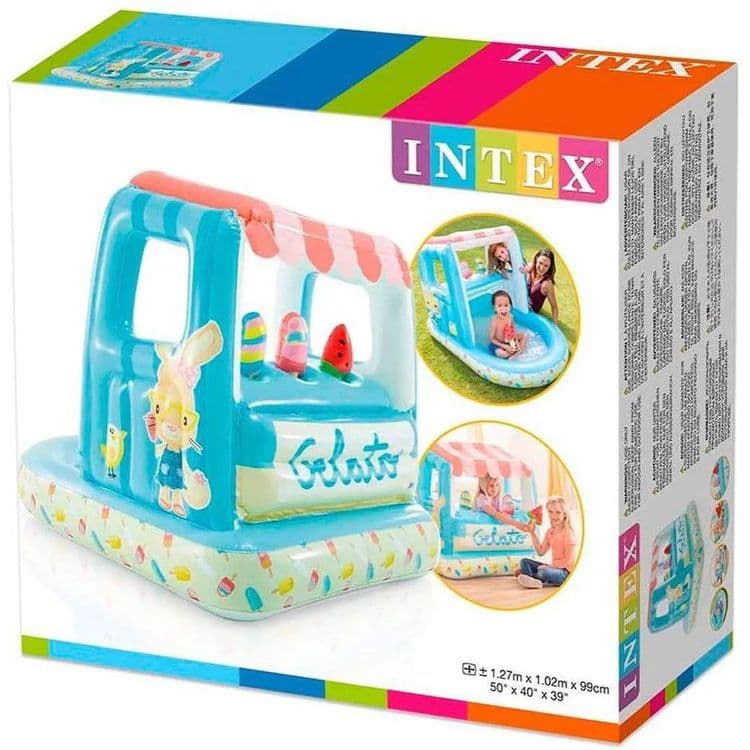 INTEX детский надувной бассейн 127×102 basseyn bolalar baseyni — 3
