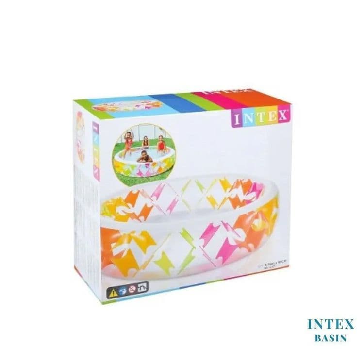 INTEX детский надувной бассейн 229×56 basseyn bolalar baseyni — 2