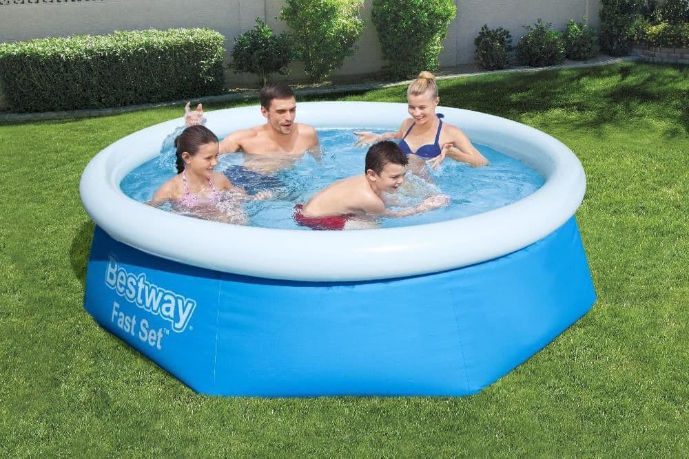 Intex bestway бассейн надувной 2.44х61 — 2