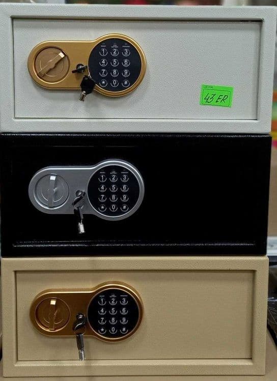 Mini seyf – 20x20 sm. Hujjat, pul va taqinchoq uchun ishonchli himoya! — 3