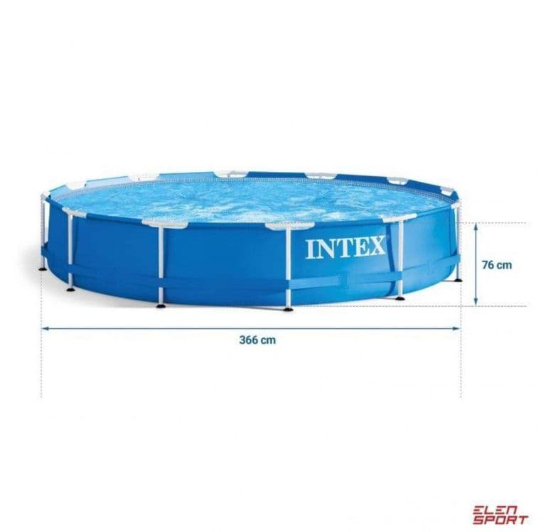 Каркасный бассейн Intex 220x150x60см — 6