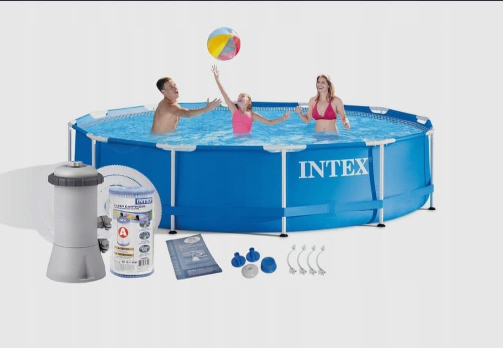 INTEX каркасный бассейн 366×76 стойка бассейн basseyn stoyka baseyn — 3