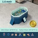 Bolalar va kattalar uchun yig'ma basseyn. 1,6 - 4 metr, 1-12 kishi