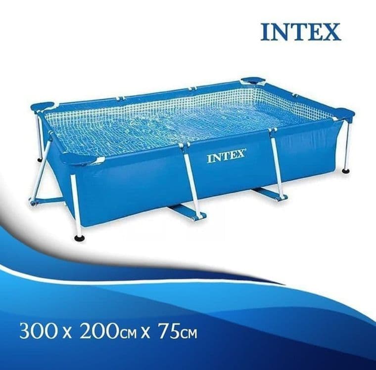 INTEX каркасный бассейн 300×200×75 stoyka basseyn стойка бассейн — 1