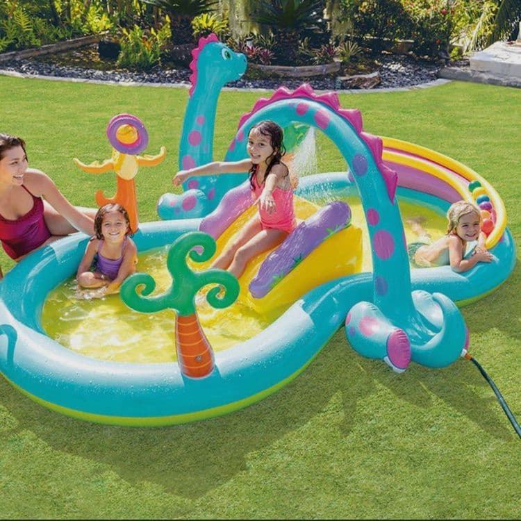 INTEX детский надувной бассейн 302×229 basseyn bolalar baseyni — 5