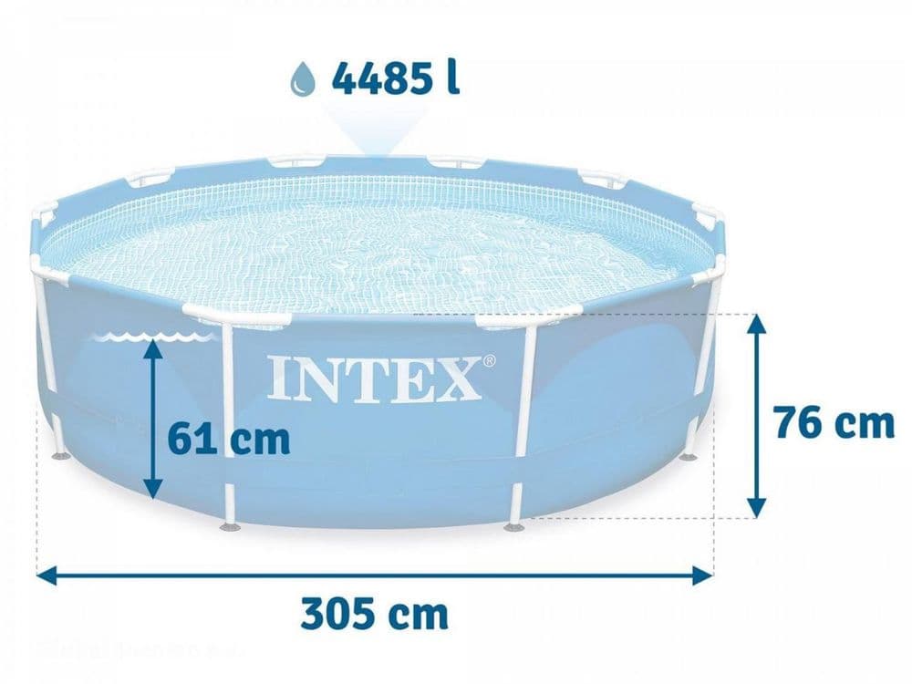 Каркасный бассейн Intex 305x76см — 5