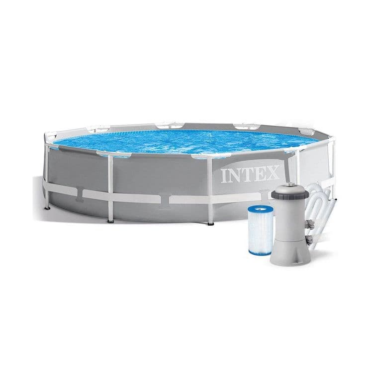 Intex бассейн 3.05х76 каркасный серий цветь 3 слой — 2