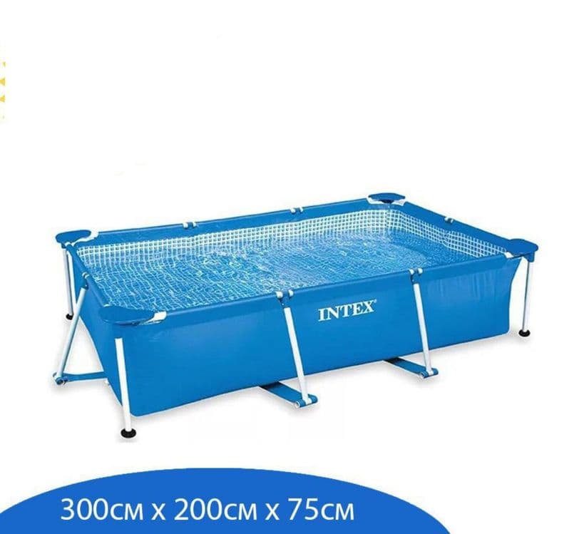 Бассейн intex 300x200x75 см Каркасный — 6