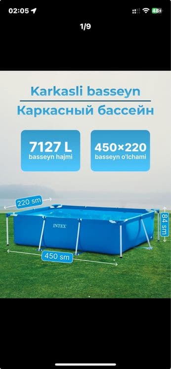 INTEX Basseyn arginali optim narhda — 7